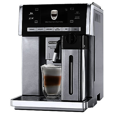 De'Longhi ESAM6900.M PrimaDonna Exclusive Bean-to-Cup Coffee Machine, Stainless Steel